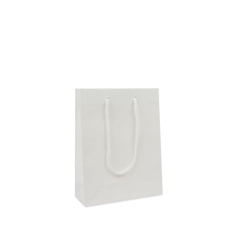 DPK108 - Luxe papieren tassen - Kraft - Wit